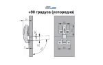 Панта GTV Ø35 +90˚  плавно затваряне с клипс