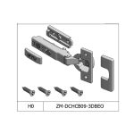 Панта GTV Solid Plus права Ø35 плавно затваряне с клипс 3D покрит кант