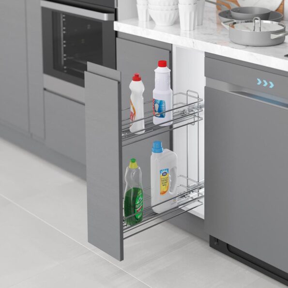 Механизъм за бутилки 20 см хром STARAX плавно Blum