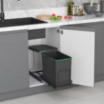 S-2571-A Кош 24л за врата 40 см антрацит STARAX