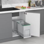 S-2571-G Кош 24л за врата 40 см сив STARAX