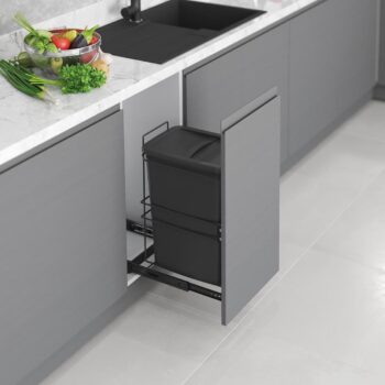 S-2591-A Кош 35л за вграждане 30 см антрацит STARAX