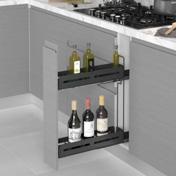 Механизъм за бутилки 15 см Unique Box STARAX плавно Blum