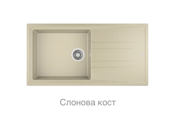 Кухненска гранитна мивка TEKA Stone 60-L 100x51