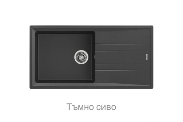 Кухненска гранитна мивка TEKA Stone 60-L 100x51