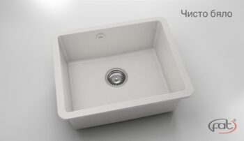 Кухненска гранитна мивка ФАТ 221 56x46 под плотова