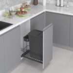 S-2597-A Кош за вграждане 35л за вграждане 35 см антрацит STARAX