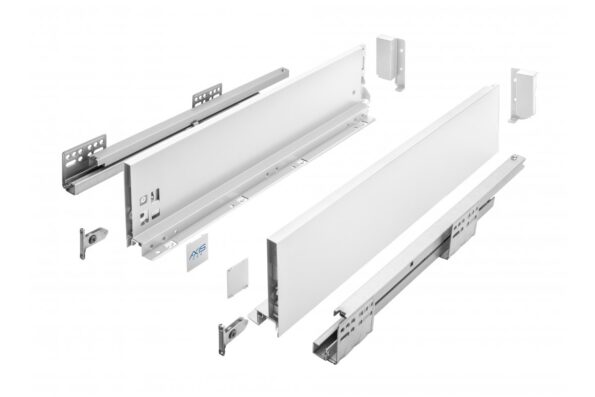 AXIS PRO GTV H116 500мм бяло с плавно прибиране пълно изтегляне