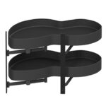 Механизъм тип бъбрек за глух шкаф 45 см STARAX Unique Box антрацит