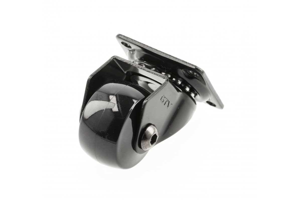 Колело с лагер черно GTV Ø35 H=50 мм без спирачка Колело с лагер черно GTV Ø35 H=50 мм без спирачка