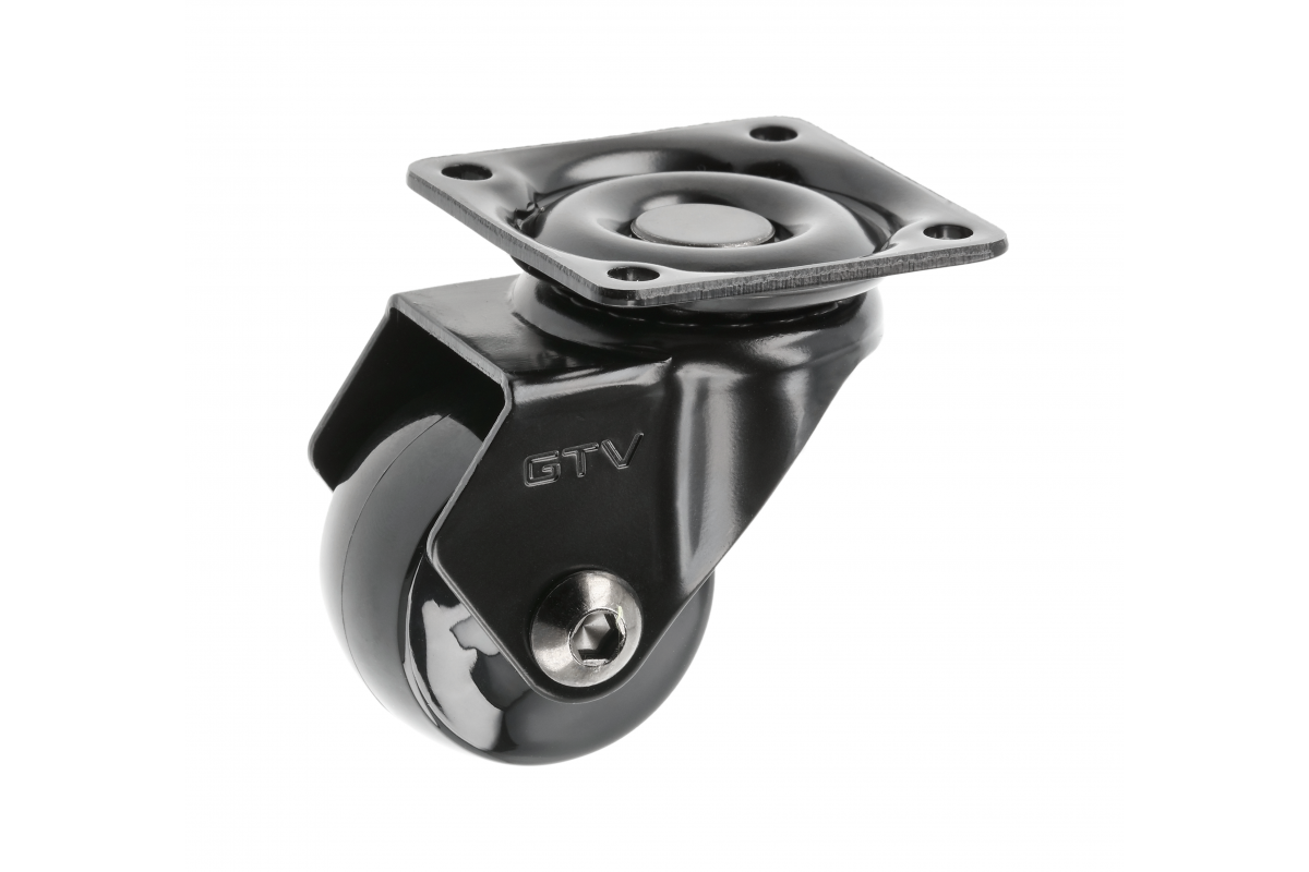 Колело с лагер черно GTV Ø35 H=50 мм без спирачка Колело с лагер черно GTV Ø35 H=50 мм без спирачка