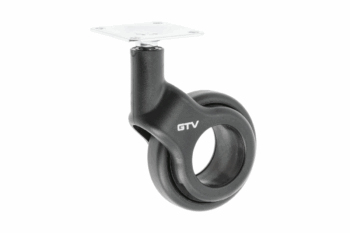 Колело черно GTV STRADA Ø60 H=92.5 мм без спирачка