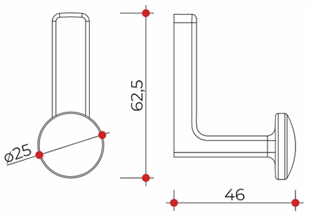 Закачалка ARCO черно Закачалка ARCO черно