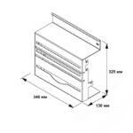 S-4130 Поставка за хартия,фолио и стреч STARAX UNIQUE