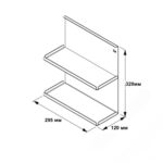 S-4131 Двоен рафт STARAX UNIQUE