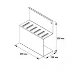 S-4134 Поставка за ножове STARAX UNIQUE