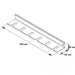 S-4138 Поставка за чаши със столче STARAX UNIQUE