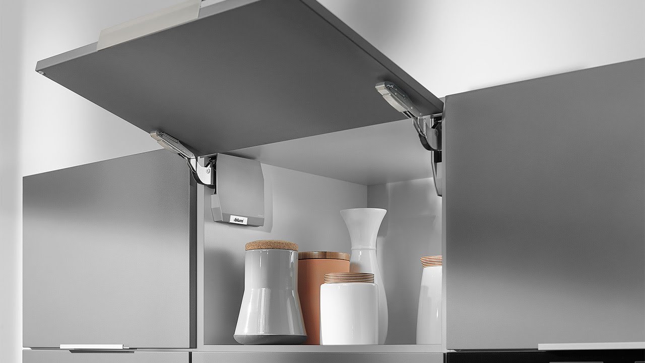 Blum AVENTOS HK-S СИВ механизъм за малки вдигащи врати Blum AVENTOS HK-S СИВ механизъм за малки вдигащи врати