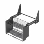 Свалящ механизъм за чинии и чаши 60см STARAX S-5181-A