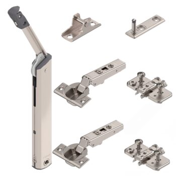 Blum AVENTOS HK-XS Tip-On пуш механизъм за малки вдигащи врати