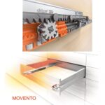 BLUM Movento пълно изтегляне с плавно прибиране Blumotion S